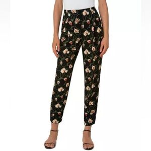 AKRIS PUNTO Exclusive Women’s Mimi Trouser Pants Poppy Floral Print Size 6